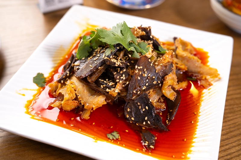 夫妻肺片 Steam Beef Slices And Tripe In Chili Sauce